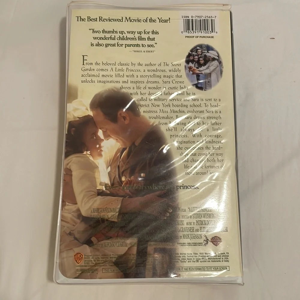 A Little Princess VHS Tape 📼 - Picture 3 of 4